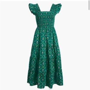 Hill House Green Trellis Nap Dress